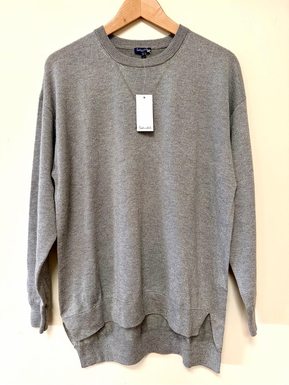 NWT Splendid Metallic Oversized Sweater